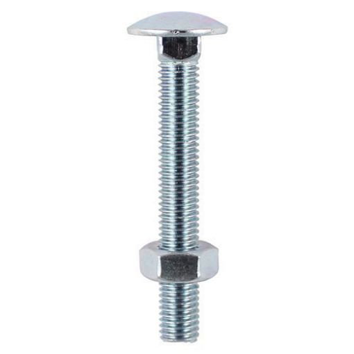 Picture of M10 x 220mm Carriage Bolt & Hex Nut - BZP
10220CB (10)