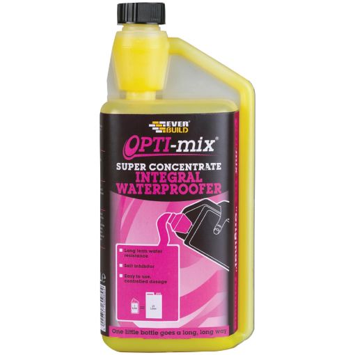 Picture of Everbuild Opti-Mix Integral Waterproofer 1 Litre
OPTIPROOF1 (12)