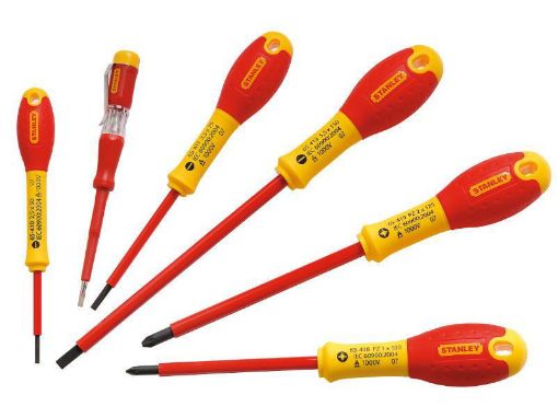 Picture of Stanley FatMax Insulated Screw Driver Set (6) 0-65-443
0-65-443