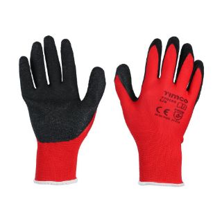 Picture of TIMco Light Grip Latex Gloves (Red/Black) - Medium
770852