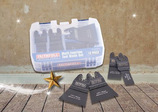 Picture of Faithfull 12 Piece Multi-Tool Blade Set
FAIMFKIT12