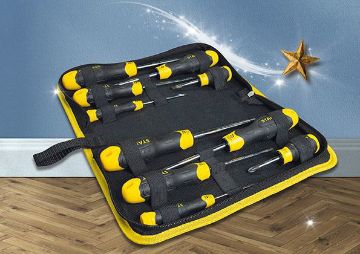 Picture of Stanley 10 Piece Cushion Grip Screwdriver Set in Wallet
XMS23SCREW10