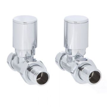 Picture of 15mm x 1/2" Straight Modern Polished Radiator Valves (Pair)
YU-JQAL024LC