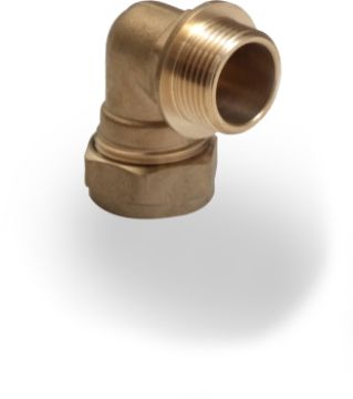 Picture of 15mm x 1/2" Male Iron Compression Elbow
318240