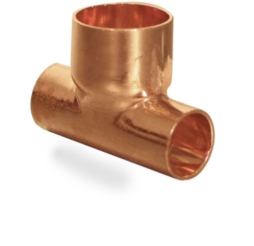 Picture of 15mm x 15mm x 22mm Endfeed Reducing Tee - WRAS
433709