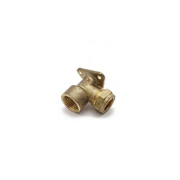 Picture of Embrass Prepack 15mm X 1/2" Female Iron Compression Wallplate Elbow
318550-PAC