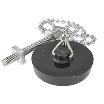 Picture of Embrass Prepack Basin Black Poly Plug with 12" Ball Chain & Stay
200764-PAC