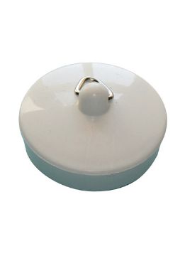 Picture of Embrass Prepack 1 1/2" Plastic White Basin Plug (2)
200842-PAC