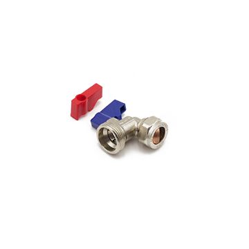Picture of Embrass Prepack 15mm X 3/4" Angled Washing Machine Tap CP
392415-PAC