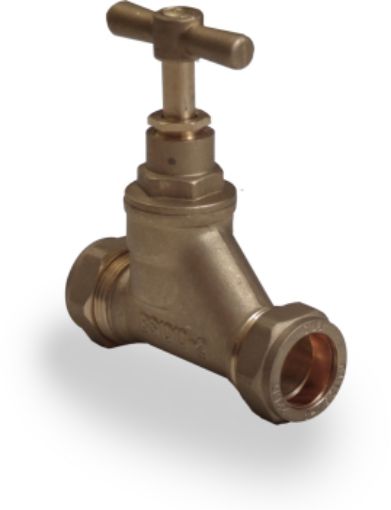 Picture of 15mm Brass Stopcock C x C 
301606