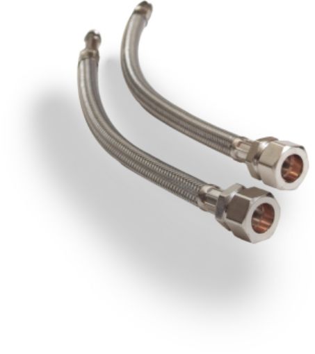 Picture of 15mm x 10mm Monobloc Flexi Tap Connector -300mm (Pair)
324675