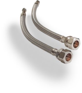 Picture of 15mm x 12mm Monobloc Flexi Tap Connector -300mm (Pair)
324679