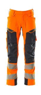 Picture of MASCOT® ACCELERATE SAFE Trousers with kneepad pockets Hi-Vis Orange/Dark Navy L30 W32.5 CORDURA®
19079-511-14010