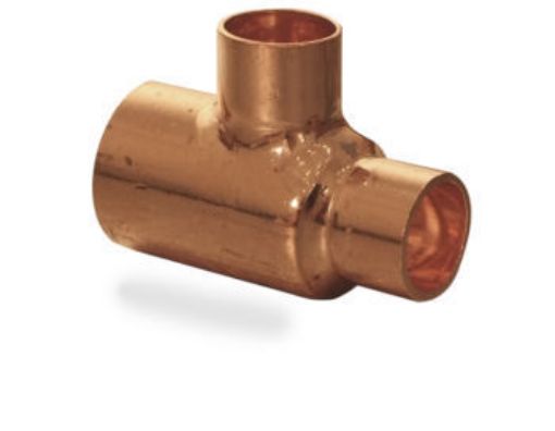 Picture of 22mm x 15mm x 15mm Endfeed Reducing Tee - WRAS
433713