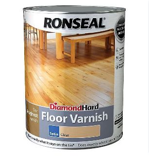 Picture of Ronseal Diamond Hard Floor Varnish Clear Satin 5 Litre
33608