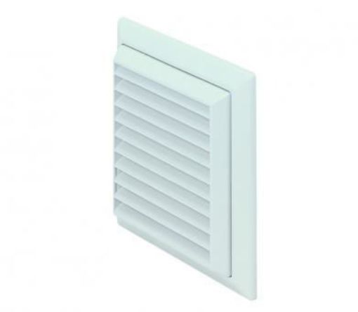 Picture of Domus 125mm Wall Outlet & Louvered Grill