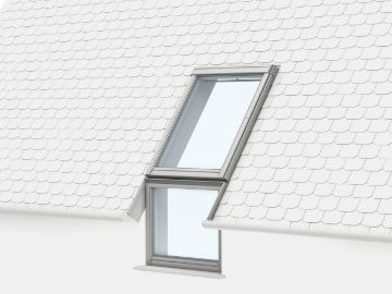 Picture of Velux Triple Roof/Vert. Window Slate Flashing