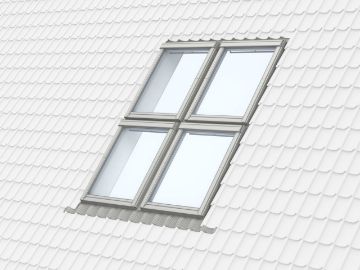 Picture of Velux 120mm Quatro Tile Flashing with 100mm Gap