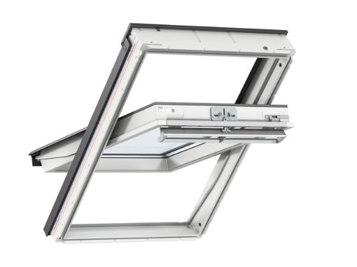 Picture of Velux 660mm x 1180mm White Painted Centre Pivot Window with Anti-Dew & Noise Reducing Glazing
GGL FK06 2062