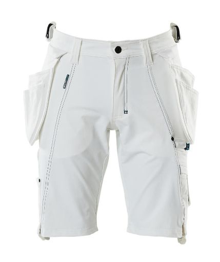 Picture of Mascot Advanced Shorts With Holster Pockets Cordura White