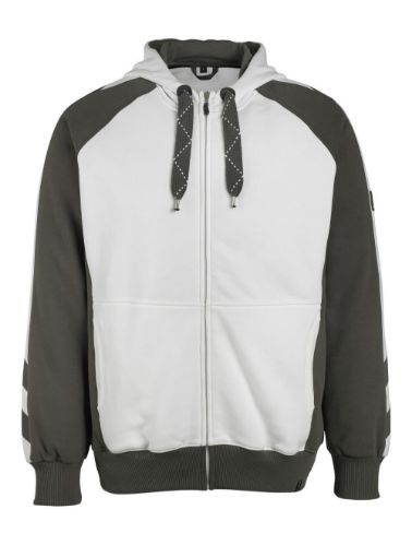 Picture of Mascot Unique Hoodie With Zipper White/Dark Anthracite