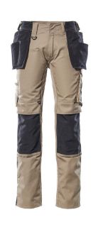 Picture of MASCOT® UNIQUE Trousers with holster pockets Light Khaki/Black L32 W29.5 CORDURA®
17631-442-5509