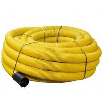Picture of MJ Abbott 63/50mm Yellow Twin Wall Perforated Utility Coil & Coupler 50m
DUCTGASPERF060050