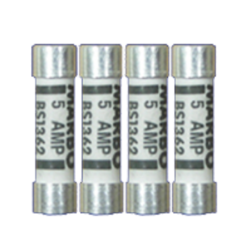 Picture of 5 Amp Plug Fuses (4)
Sparkpak A22