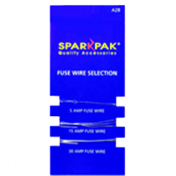 Picture of 5 Amp 15 Amp 30 Amp Multipack Fusewire Pack
Sparkpak A28