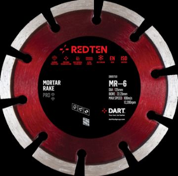 Picture of DART Red Ten MR-6 115Dmm x 22B Mortar Rake
DB01740