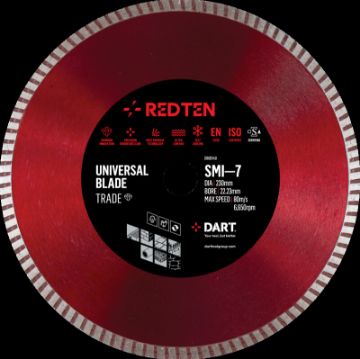 Picture of DART Red Ten SMI-7 115Dmm x 22B Diamond Blades (3)
DB00121