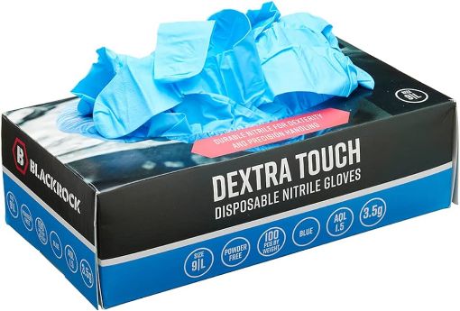 Picture of Blackrock Powderfree Nitrile Disposable Gloves - Large (Box of 100)
BRPFNG100L