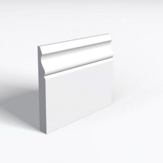 Picture of 18mm x 119mm x 4.2m White Primed MDF Ogee Skirting FSC
SLKOGPRO12018119