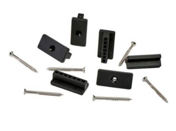 Picture of Cladco Decking Fixings T-Clips & M4 x 45mm Screws (100 Pack)
FIXWPC45T (leaves approx 4mm gap between boards) (20)