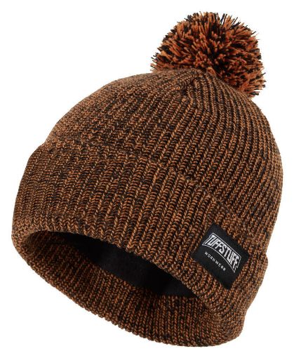 Picture of TUFFSTUFF Elite Bobble Hat Black/Orange One Size
415-ORG-ONE