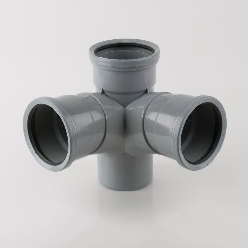 Picture of Brett Martin 110mm Grey 87.5° Corner Branch
BS491G