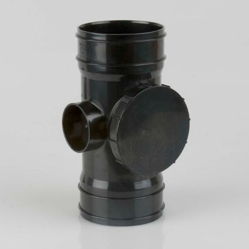 Picture of Brett Martin 110mm Black Double Socket Access Pipe
BS477B
