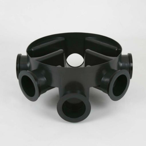 Picture of Brett Martin 450mm Deep Preformed Inspection Chamber Base with 110mm Underground Outlets
B5494