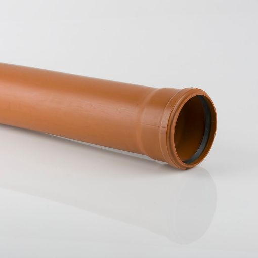 Picture of Brett Martin 110mm Underground Kitemark Socketed Pipe 3m
B4403