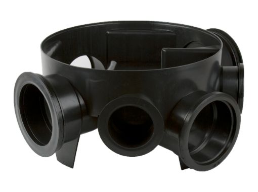 Picture of Brett Martin 450mm Deep Preformed Inspection Chamber Base with 160mm Underground Outlets
B5696