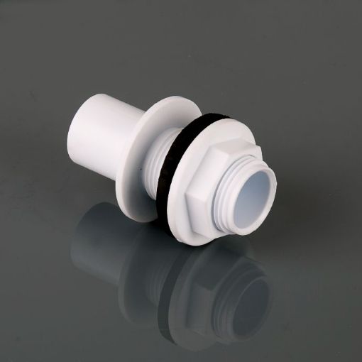 Picture of Brett Martin 21.5mm White Overflow Straight Tank Connector
W150 (20)