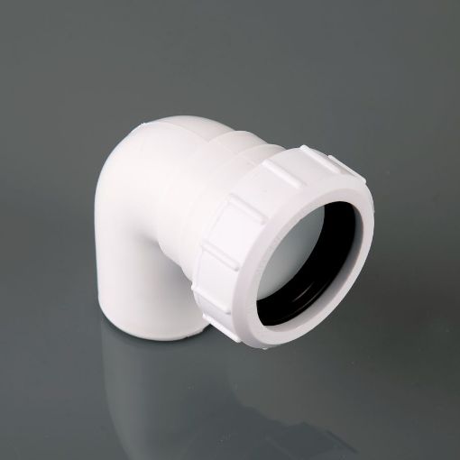 Picture of Brett Martin 40mm White Compression 90° Swivel Elbow
W418 (10)