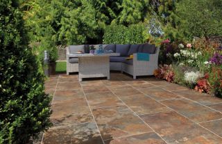 Picture of Pavestone Porcelain Paving Tile Dolomite Mars Rust