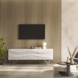 Picture of Cheshire Light Oak Acoustic Slat Wall Panel